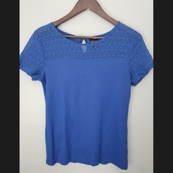 Ann Taylor Lacy Top - Picture 2 of 5